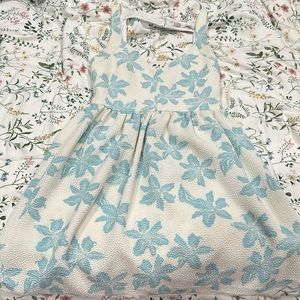 ZARA Blue flowers dress S